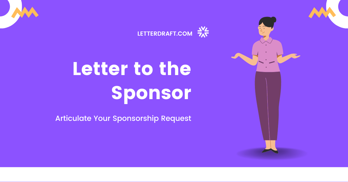 Letter to the Sponsor