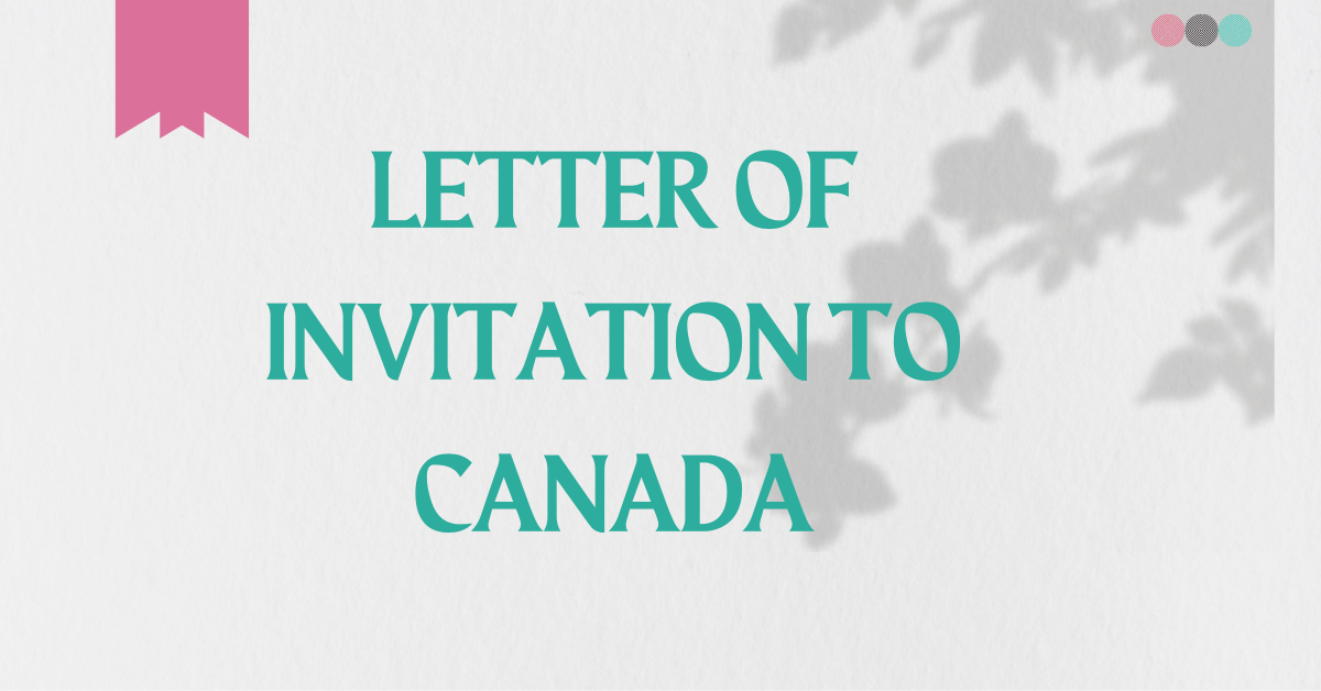 Letter of Invitation to Canada