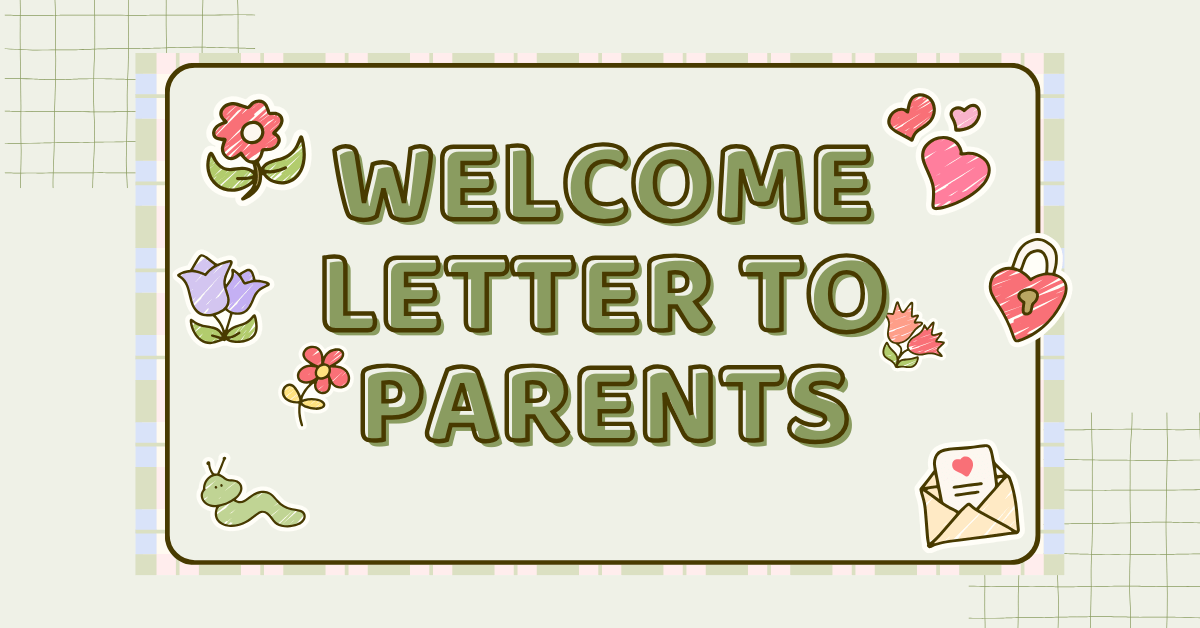 Welcome Letter to Parents