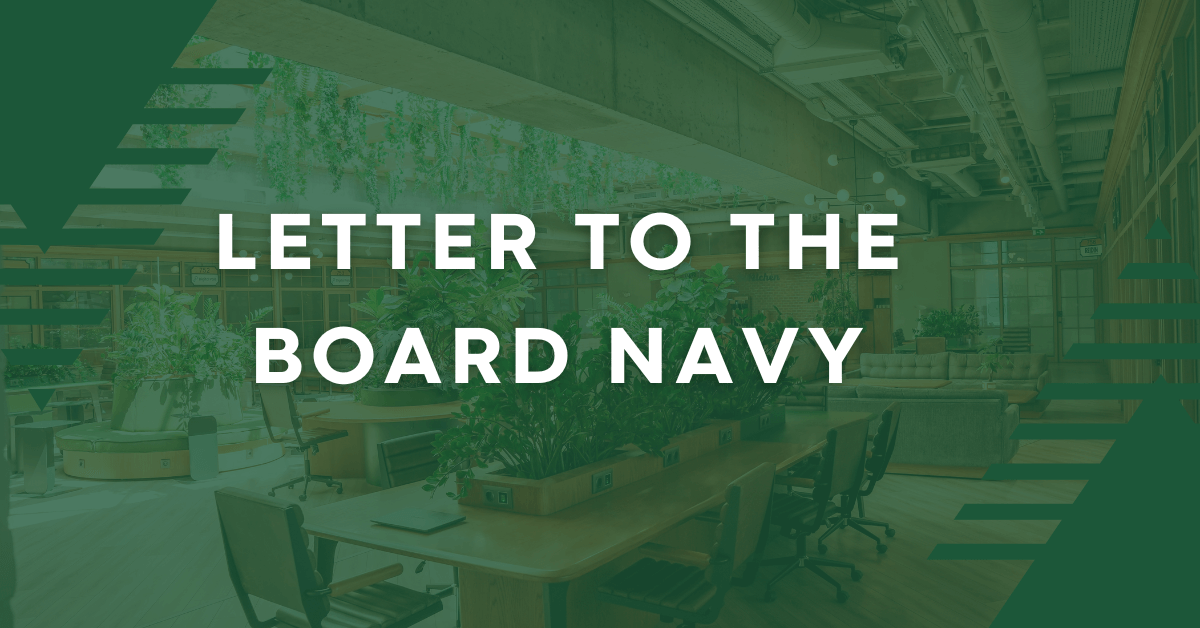 Letter to the Board Navy