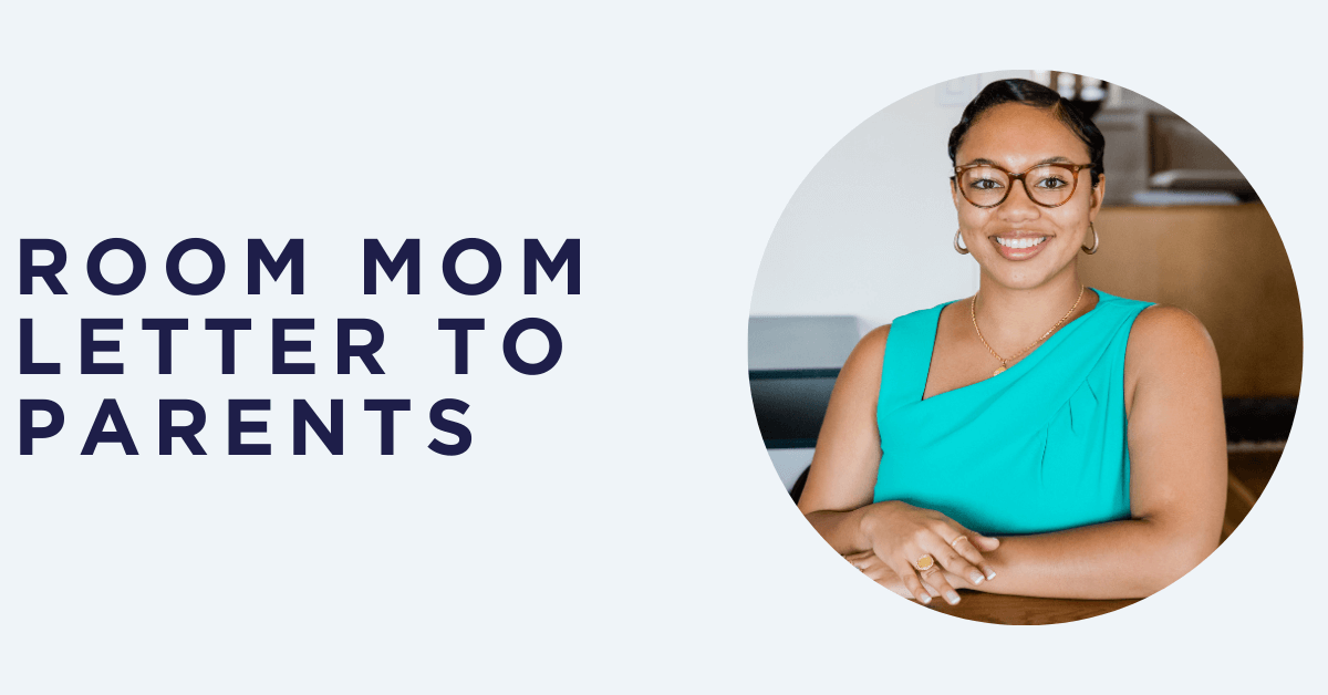 Room Mom Letter to Parents