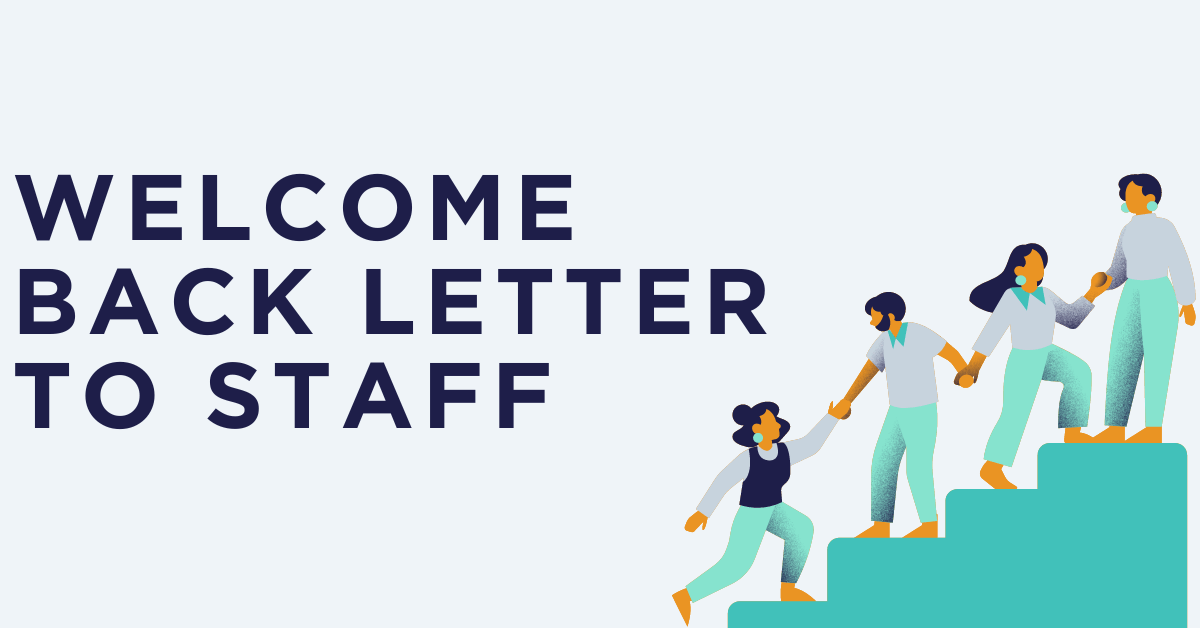 Welcome Back Letter to Staff