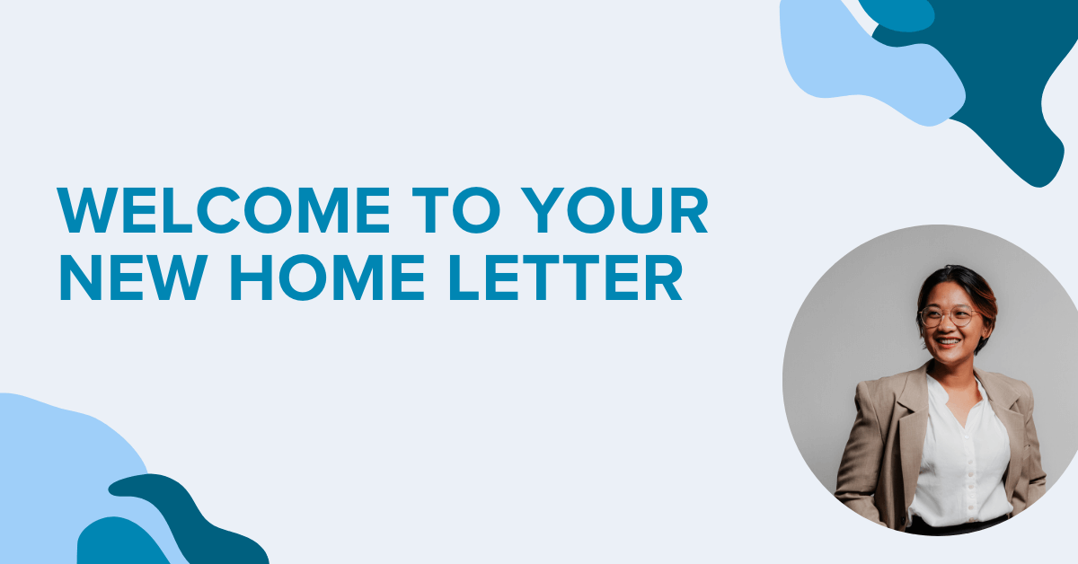 Welcome to Your New Home Letter